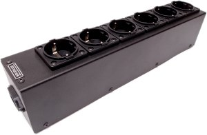 Listwa zasilająca Tomanek TAP6S+ - listwa zasilająca SLIM jednorzędowa do sprzętu audio z filtrem sieci oraz dc blockerem 3