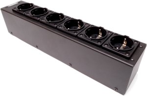 Listwa zasilająca Tomanek TAP6S+ - listwa zasilająca SLIM jednorzędowa do sprzętu audio z filtrem sieci oraz dc blockerem 4