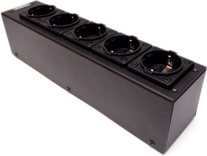 Tomanek TAP5S - listwa zasilająca SLIM jednorzędowa do sprzętu audio z filtrem sieci 4