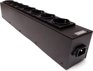 Tomanek TAP8S - listwa zasilająca SLIM jednorzędowa do sprzętu audio z filtrem sieci 5