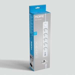 MORRE LISTWA ZASILAJĄCA 5G USB, 2xUSB-C,1,5m 5