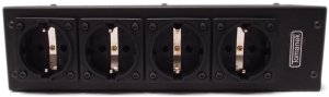 Tomanek TAP4S+ - listwa zasilająca SLIM jednorzędowa do sprzętu audio z filtrem sieci oraz dc blockerem 5