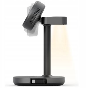 Ładowarka Prestigio Charging station Energea MagArctic Stand 4in1 Qi2 with cooling and cable graphite 2