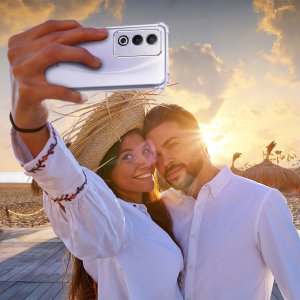 Etui do Oppo A80 5G ANTI-SHOCK CLEAR CASE + Szkło OCHRONNE 9H 5