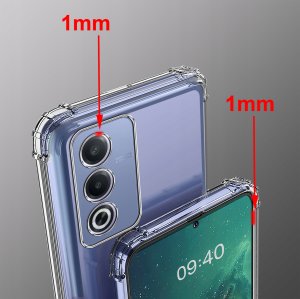 Etui do Oppo A80 5G ANTI-SHOCK CLEAR CASE + Szkło OCHRONNE 9H 7