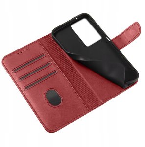 Etui do Oppo A79 5G Skórzane PORTFEL SKIN CASE +Szkło 5