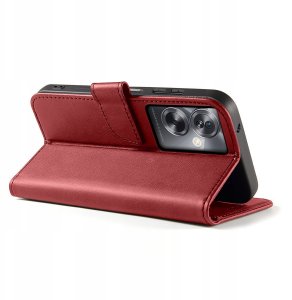 Etui do Oppo A79 5G Skórzane PORTFEL SKIN CASE +Szkło 6