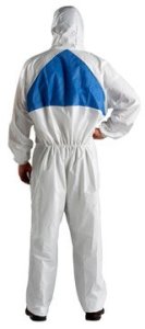 3M 4540+XL, Blue, White, XL, Radiation resistant, Splash proof, EN 1149-5 - Electrostatic Properties,? EN 1073-2 Particulate Radioactive Contamination,? EN..., Spunbond Meltblown Spunbond (SMS) 4