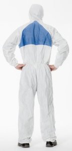 3M 4540+XL, Blue, White, XL, Radiation resistant, Splash proof, EN 1149-5 - Electrostatic Properties,? EN 1073-2 Particulate Radioactive Contamination,? EN..., Spunbond Meltblown Spunbond (SMS) 5