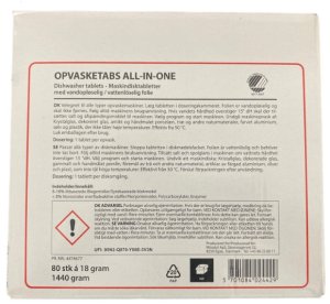 Tabs Dishwasher, Cleanline, 1 piece 2