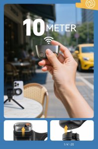 Uchwyt Grip Magnes Magnetyczny MagSafe Pilot Bluetooth do Telefonu iPhone / P5-MP-001BK 5