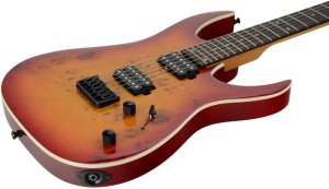 Gitara elektryczna - kompletny zestaw -Golden Guitar PSG-3 wiśnia one size 8