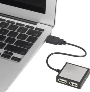 Renkforce 4 porte USB 2.0-hub Sølv 2