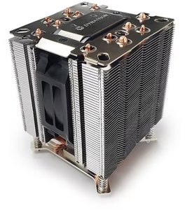 DYNATRON Q11P Intel CPU Kuehler LGA1700 4U Kuehlkoerper und Lamellen aus Aluminium mit Heat Pipes Aktiv mit PWM bis zu 235W TDP 36