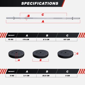 Ławka szeroka pod sztangę 3w1 zestaw bitumiczny 40 kg, sztanga 4