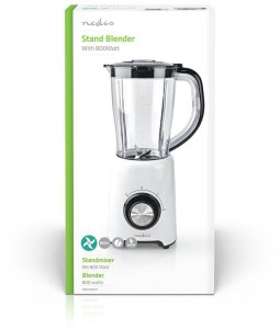 Blender kielichowy Nedis KABL300CWT 800W 1.5L Czarno-biały 7