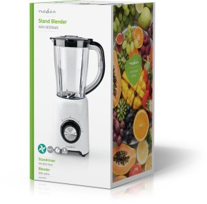 Blender kielichowy Nedis KABL300CWT 800W 1.5L Czarno-biały 8
