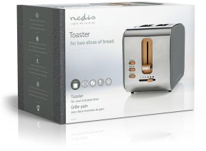 Toster Nedis KABT510EGY Szary 5