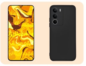 Etui do Realme C71 (Czarne, Matowe, Obudowa Slim, Silikon, Ochronne, Case) 4