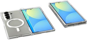 Spigen Etui Ultra Hybrid Pro Mag MagSafe do Samsung Galaxy Z Fold 7 Clear/white 14