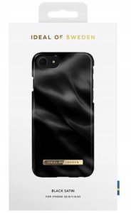 Etui Do Apple iPhone 7 / 8 / SE Ideal Of Sweden Black Satin Czarne Printed one size 3