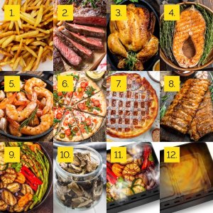 Air Fryer Frytkownica beztłuszczowa 11L Yoer MegaCrisp AF03BK 9