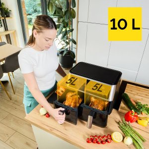 Air Fryer Frytkownica beztłuszczowa 10L Yoer DualCrisp AF02BK 6