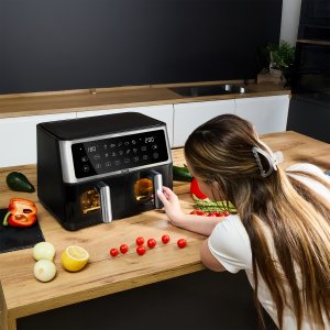 Air Fryer Frytkownica beztłuszczowa 10L Yoer DualCrisp AF02BK 9