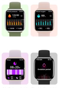 Smartwatch Rubicon Zegarek na Komunię SMARTWATCH Rubicon RNCF31 pink/black 15