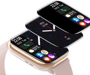 Smartwatch Rubicon Zegarek na Komunię SMARTWATCH Rubicon RNCF31 pink/black 16