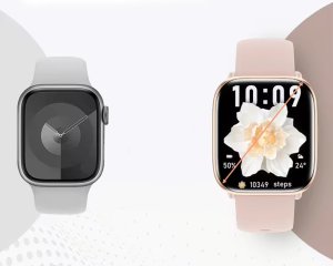 Smartwatch Rubicon Zegarek na Komunię SMARTWATCH Rubicon RNCF31 pink/black 17