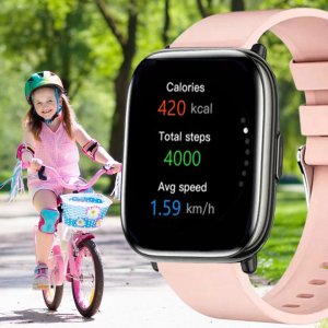 Smartwatch Rubicon Zegarek na Komunię SMARTWATCH Rubicon RNCF31 pink/black 7