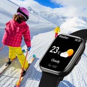 Smartwatch Rubicon Zegarek na Komunię SMARTWATCH Rubicon RNCF31 pink/black 9