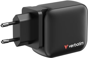 Ładowarka sieciowa Verbatim Mini GaN 100W 2xUSB-C PD/1x USB-A QC czarny 32230 7