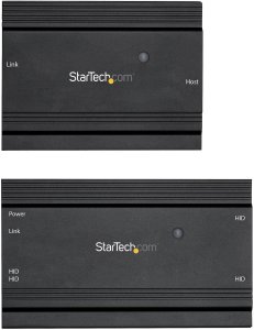 Stacja/replikator StarTech .com 4 Port USB 2.0 Extender-Hub przez pojedynczy kabel CAT5e/CAT6 Ethernet (RJ45) - 100 m - USB Extender Hub Adapter - obudowa metalowa - Zewnętrzne zasilanie - 480 Mbit/s (USB2004EXT100) - Rozszerzenie USB - USB 2.0 - przez CA 4