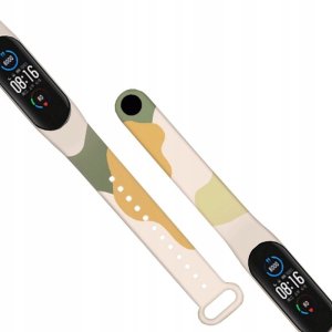 Strap Moro opaska do Xiaomi Mi Band 3 / 4 silikonowy pasek bransoletka do zegarka wzór 10 4