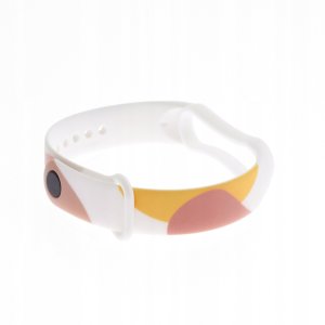 Strap Moro opaska do Xiaomi Mi Band 3 / 4 silikonowy pasek bransoletka do zegarka wzór 7 3