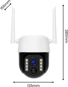 KAMERA ZEWNĘTRZNA OBROTOWA NA KARTĘ SIM GSM LTE 4G SOLARNA DO MONITORINGU 11