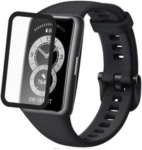 Szkło Hybrydowe do Huawei Band 6 Black 3