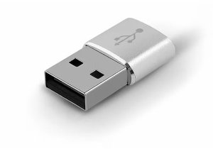 Adapter USB Mocco USB-A - USB-C Biały  (4752168112410) 2