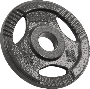 Obciążenie żeliwne olimpijskie zestaw 4x2.5kg, otwór 51mm, talerz z uchwytami, REBEL ACTIVE 3