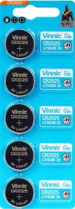 Vinnic Bateria CR2025 5 szt. 2