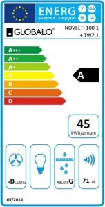 Okap kuchenny GLOBALO NOVELTI 100.1 Black + Turbina TW 2.1 one size 5