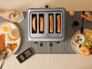 Toster BUYDEEM Toster na 4 kromki, model DT640E, kolor Stal nierdzewna, EU 11