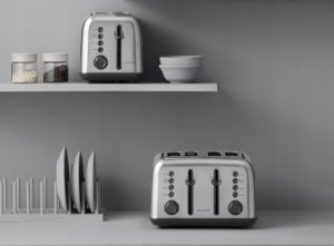 Toster BUYDEEM Toster na 4 kromki, model DT640E, kolor Stal nierdzewna, EU 9