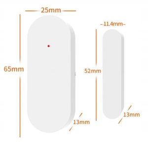 BEZPRZEWODOWY CZUJNIK OTWARCIA OKNA DRZWI KONTAKTRON 433MHZ SYSTEM ALARMOWY 7