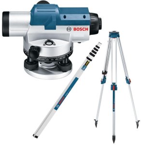 BOSCH NIWELATOR GOL 26 G +STATYW BT 160 +ŁATA GR 500 2