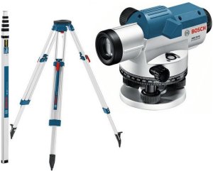 BOSCH NIWELATOR GOL 26 G +STATYW BT 160 +ŁATA GR 500 3