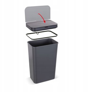 Kosz na śmieci Lamart LT8108 KOSZ 50L SZARY SENSOR 3