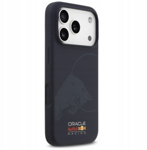 Etui Red Bull Silicone Single Bull Logo  MagSafe do iPhone 17 Pro granatowy 4